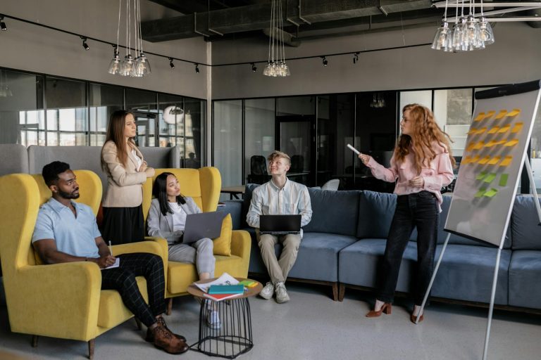 Style de management consultatif définition, — réunion d'équipe séance de brainstorming