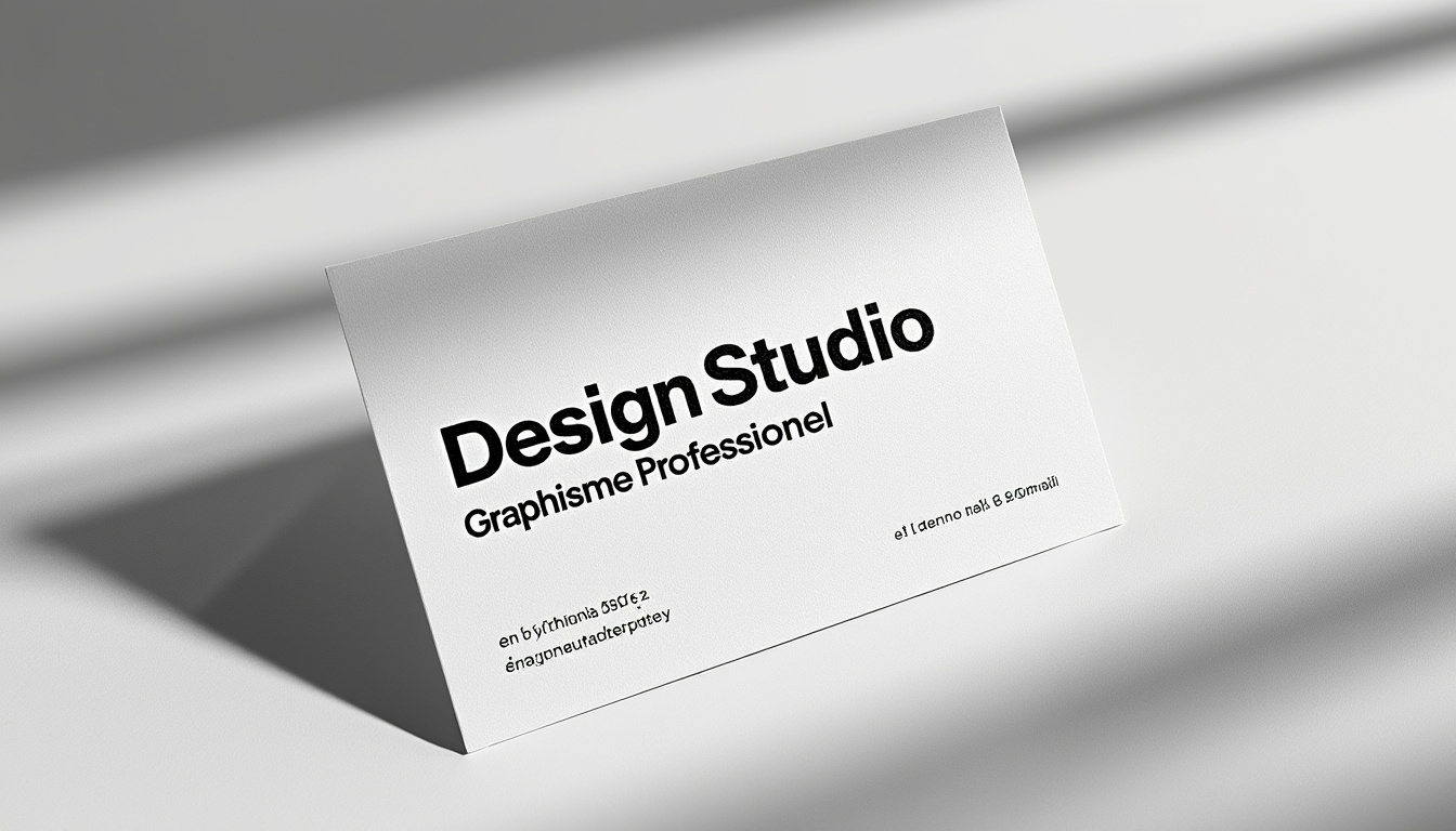 découvrez comment choisir la police idéale et la bonne taille pour votre carte de visite afin de garantir lisibilité, style et impact professionnel.